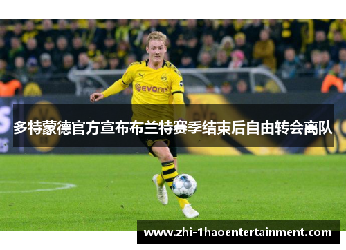 多特蒙德官方宣布布兰特赛季结束后自由转会离队